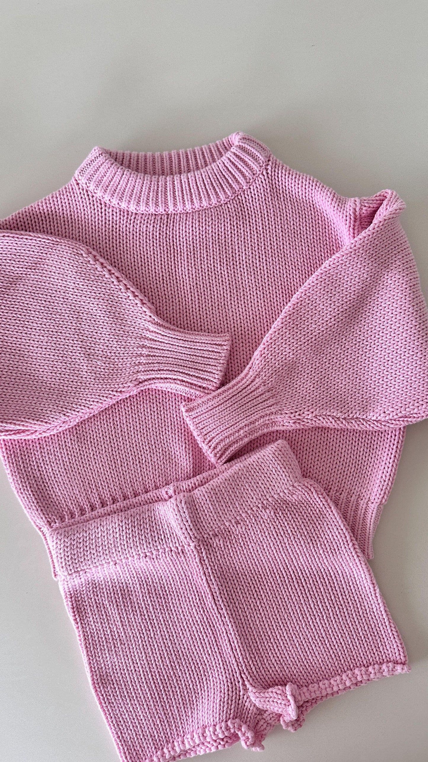 Bubble Knit-Pink