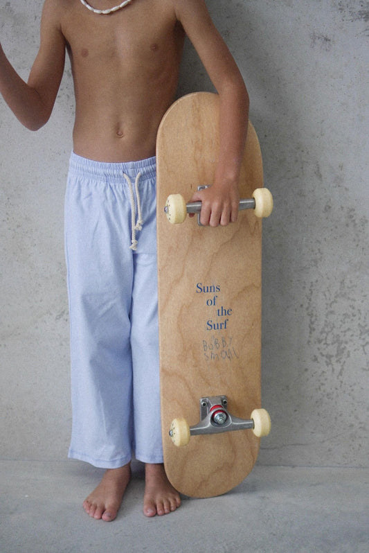 Relaxed Beach Pant-Blue