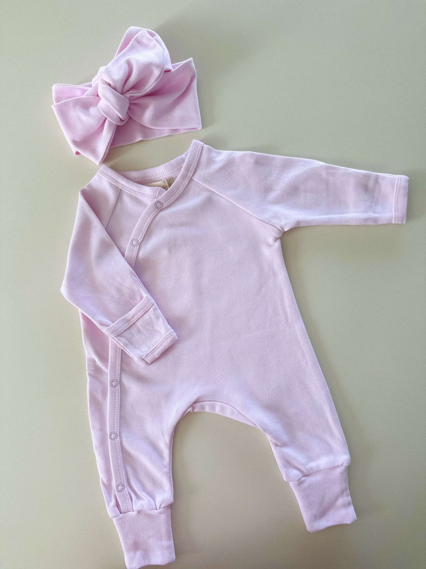 Essentials Baby Romper Strawberry Creme