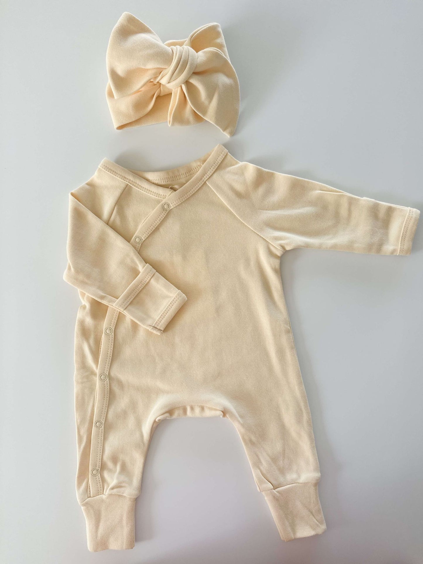 Essentials Baby Romper Lemon Squeeze